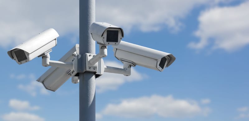 CCTV surveillance technology and secure facility